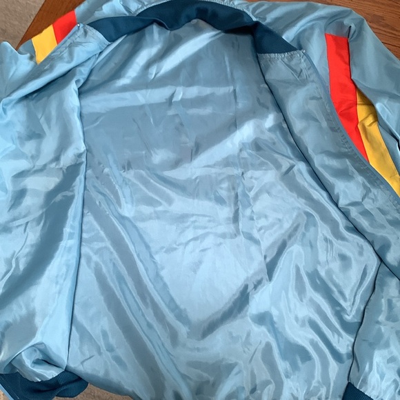 Disney Parks Blue Long Sleeve Zip Mickey Mouse Retro Windbreaker Jacket 2XL - Picture 6 of 8